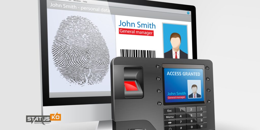 Biometric data and peculiarities of issuing a CCI in the form of an ID card_Status Ko